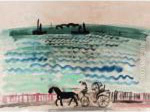 La Promenade Au Havre by Raoul Dufy