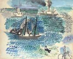 Bateaux Au Port by Raoul Dufy