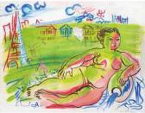 La Seine A Paris by Raoul Dufy