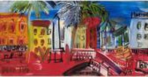 Kiosque A Musique Sur La Place D'hyeres by Raoul Dufy
