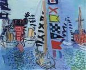Bateaux Au Port by Raoul Dufy