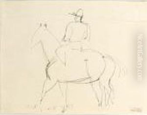Jockey by Raoul Dufy
