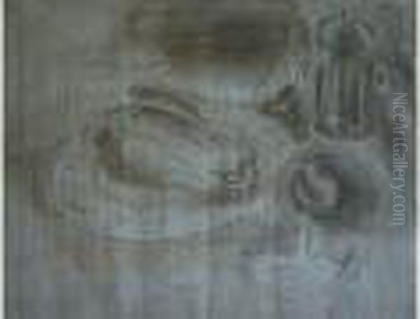 Nature Morte A La Cafetiere Et Au Poulet - view 1