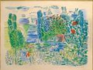 Le Paddock by Raoul Dufy