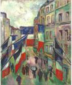 14 Juillet Au Havre by Raoul Dufy