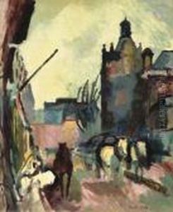 L'attelage by Raoul Dufy