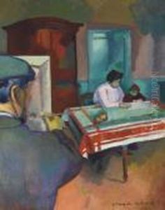 Frouzette Et Son Pere by Raoul Dufy