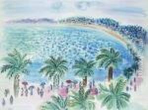 La Promenade Des Anglais A Nice by Raoul Dufy