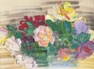 Les Roses by Raoul Dufy