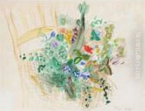 Bouquet De Fleurs A La Chaise by Raoul Dufy