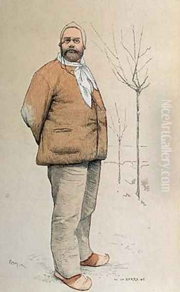 Portrait of Emile Zola - view 1