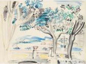 Bord De Mer A Syracuse by Raoul Dufy