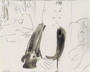 Personnages,1920 by Raoul Dufy
