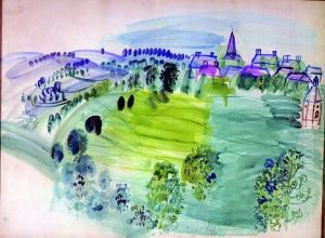 Paysage En Normandie by Raoul Dufy
