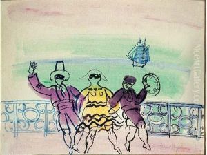 Carnaval, Nice Et Son Vieux Casino by Raoul Dufy