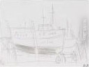 Bateaux A Quai by Raoul Dufy
