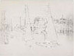 La Sortie Des Six Metres A Trouville by Raoul Dufy