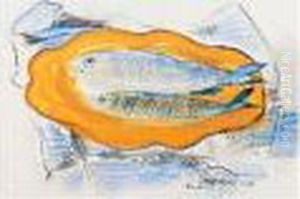 Les Poissons, 1947 by Raoul Dufy