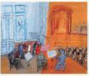 Le Concert Orange, 1948 by Raoul Dufy