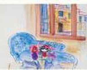 Anemones A La Fenetre, 1942 by Raoul Dufy