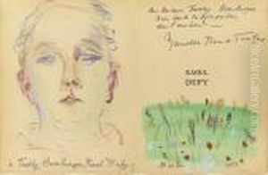 Portrait De Freddy Homburger by Raoul Dufy