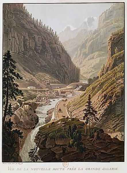 View of the New Simplon Pass 1811 - view 1