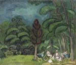 Au Bois De Boulogne by Raoul Dufy