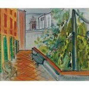 Le Jardin A Caldas De Montbuy, Au Soleil by Raoul Dufy