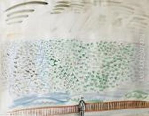 "le Promeneur Au Bord De Mer, Au Havre". by Raoul Dufy