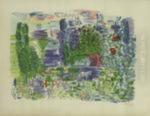 Le Paddock>. by Raoul Dufy