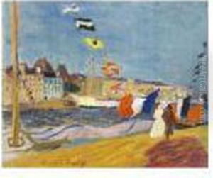 Bateaux Pavoises Au Havre by Raoul Dufy