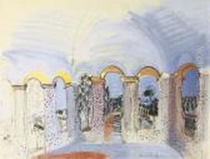 La Terrasse Aux Arcades A Vallauris by Raoul Dufy