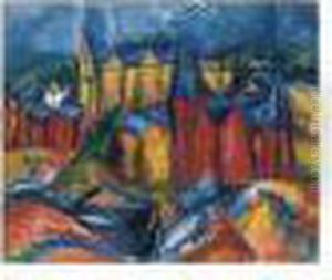 Les Toits Rouges by Raoul Dufy