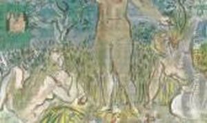 Les Trois Graces (la Seine, L'oise Et La Marne), Circa 1937 by Raoul Dufy