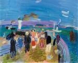 La Jetee De Honfleur by Raoul Dufy