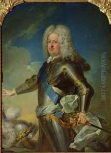 Portrait of Stanislas Lesczinski 1677-1766 King of Poland by Jean Baptiste van Loo