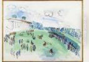 Champ De Courses A Chantilly by Raoul Dufy