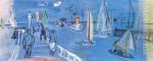 Les Jetees Aux Voiliers by Raoul Dufy