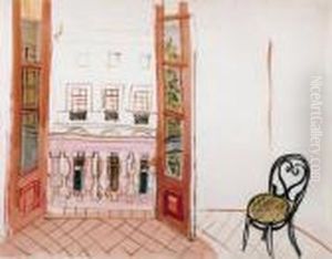 Interieur A Caldas De Montbuy by Raoul Dufy