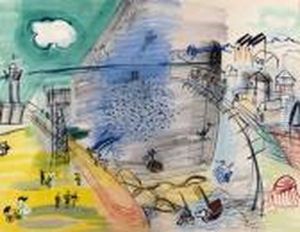 Le Pont De Saint-adresse by Raoul Dufy