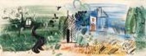 Composition La Tonnelle by Raoul Dufy