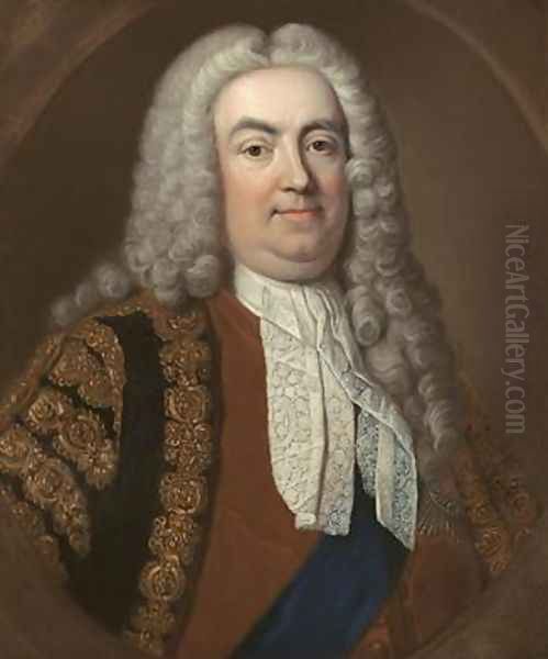 Portrait of Sir Robert Walpole KG 1740 - view 1