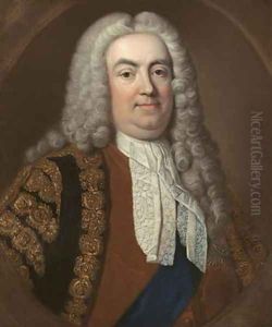 Portrait of Sir Robert Walpole KG 1740 by Jean Baptiste van Loo