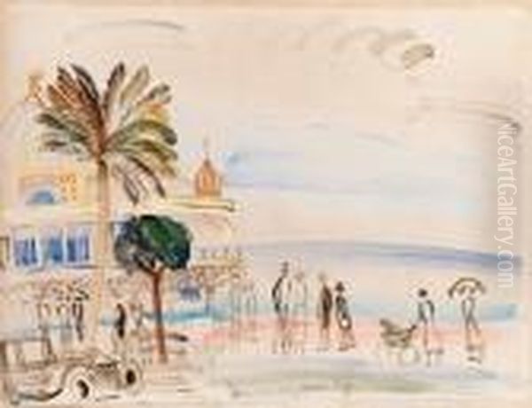 Promeneurs Devant Le Casino De Nice - view 1