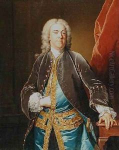 The Right Honourable Stephen Poyntz of Midgeham Berkshire 1740 by Jean Baptiste van Loo