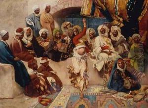A Captive Audience 1883 by Charles Auguste (Montbard) Loye