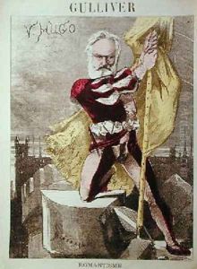 Caricature of Victor Hugo by Charles Auguste (Montbard) Loye