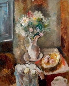 Le Bouquet Blanc by Charles Georges Dufresne