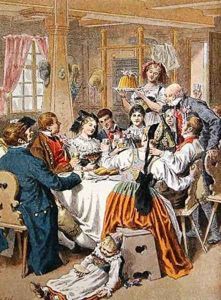 Celebration of an Engagement in Alsace 1901 by Frederic-Theodore Lix