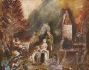 Diane Et Acteon by Charles Georges Dufresne